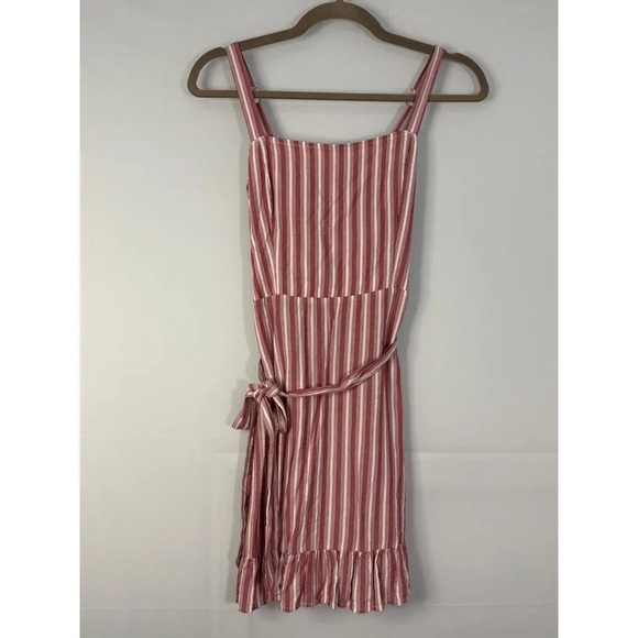 Hollister Dresses & Skirts - Striped Pink and White Sundress